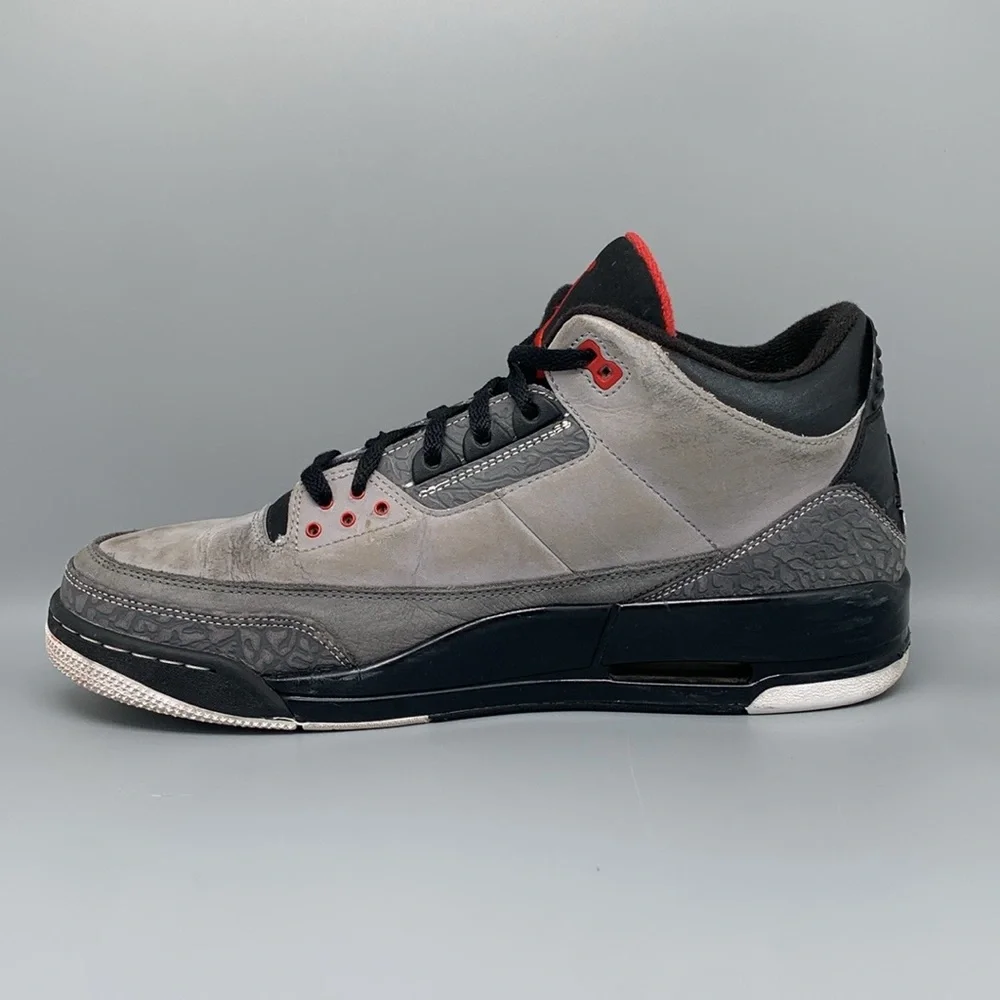 Jordan 3 Retro Stealth Cool Grey Basketball Shoes 136064-003 Men's Sz 13‎